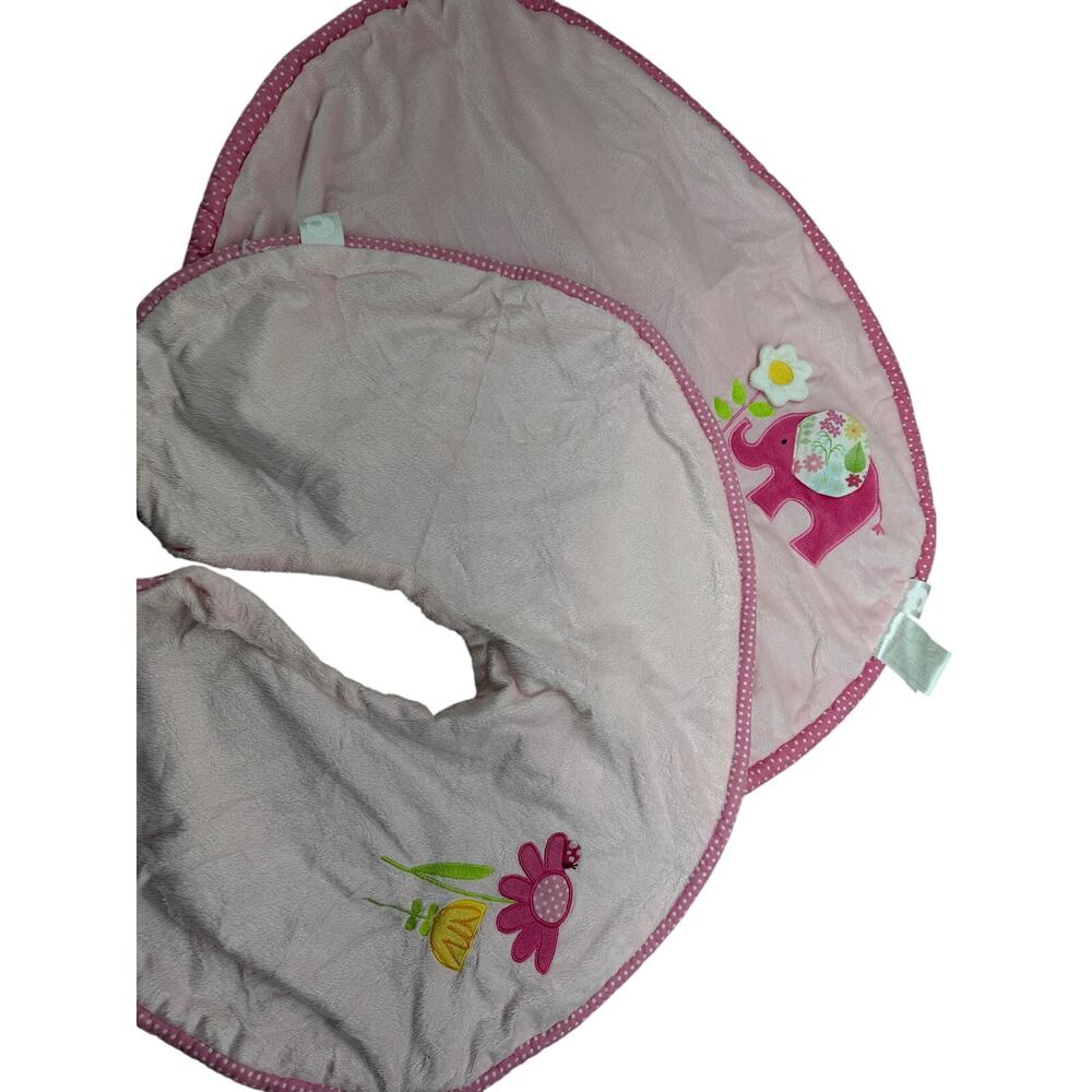 2 Boppy nursing pillow pink covers